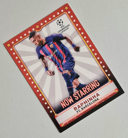 Raphinha - 2023 Topps Now Starring FC Barcelona (CL) #NS-4