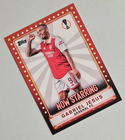Gabriel Jesus - 2023 Topps Now Starring Arsenal FC (EL) #NS-1