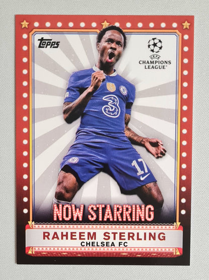 Raheem Sterling - 2023 Topps Now Starring Chelsea FC (CL) #NS-3