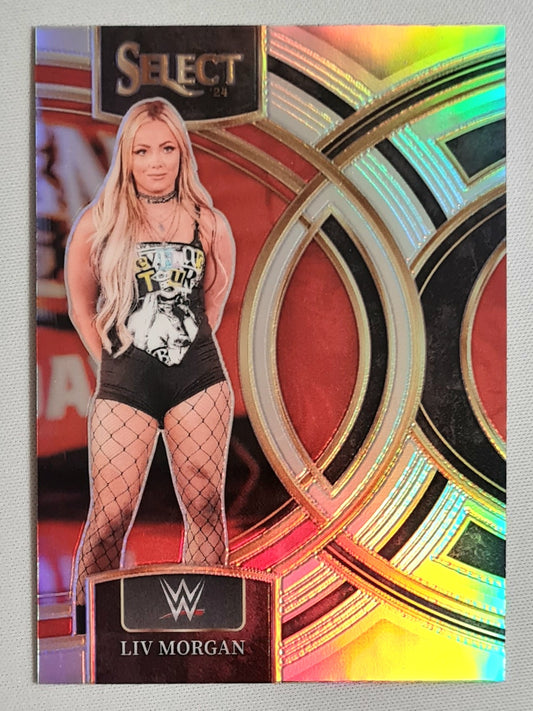 Liv Morgan - 2024 Panini Select WWE Wrestling RAW Prizm #200 Refractor Premier