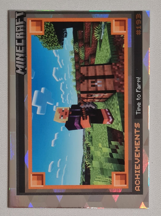 Minecraft - 2024 Panini minecraft MOJ-ANG - Time to Farm! Achievements #193