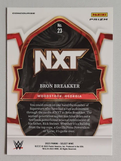 Bron Breakker - 2023 Panini Select WWE Wrestling NXT #23 Concourse
