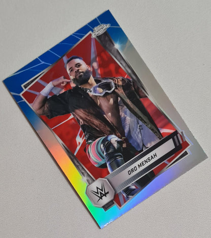 Oro Mensah - 2025 Topps Chrome WWE Wrestling NXT #90 Refractor