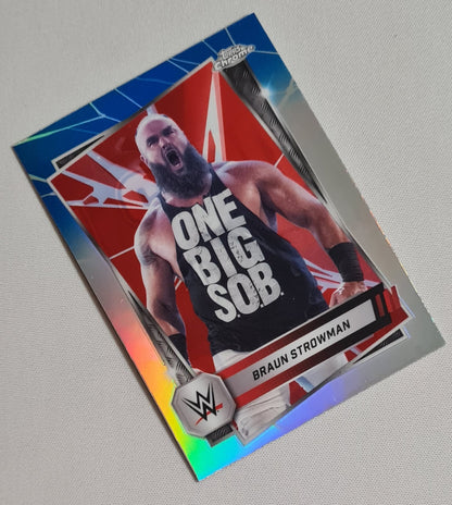 Braun Strowman - 2025 Topps Chrome WWE Wrestling RAW #158 Refractor