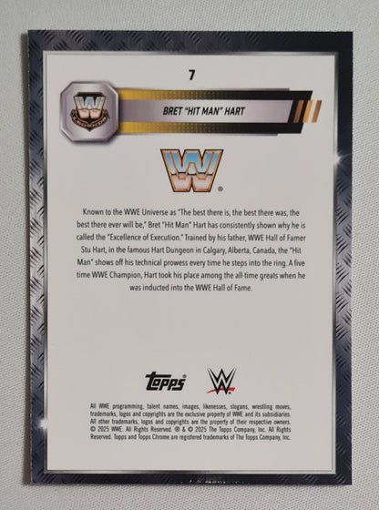 Bret "Hit Man" Hart - 2025 Topps Chrome WWE Wrestling Legends #7
