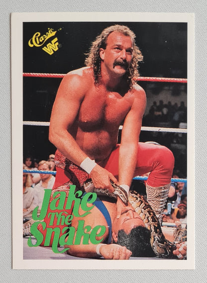 Jake "The Snake" Roberts - 1990 TitanSports Classic Games WWF (WWE) Classic #108