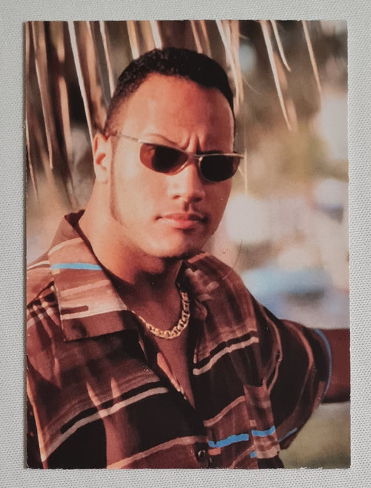 The Rock - 1999 Titan Sports World Wrestling Federation - The Rock at a Photo Shoot - Smack Down #68