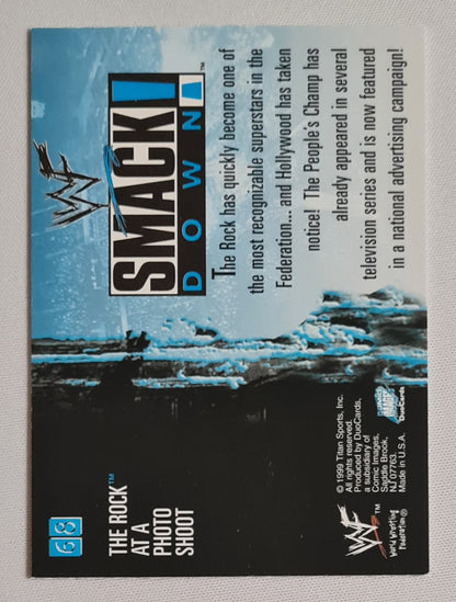 The Rock - 1999 Titan Sports World Wrestling Federation - The Rock at a Photo Shoot - Smack Down #68