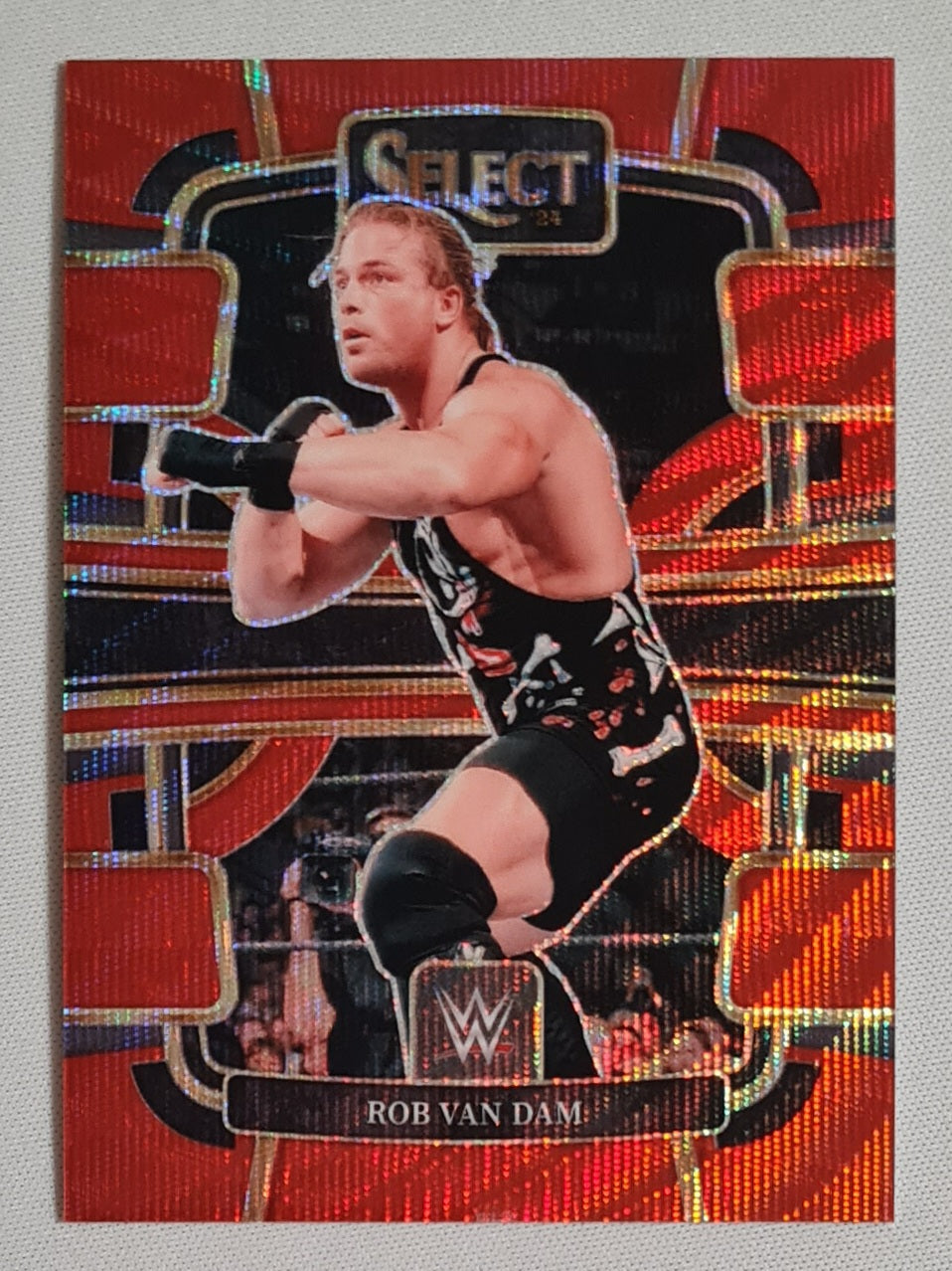Rob van Dam - 2024 Panini Select WWE Wrestling Legends #5 Prizm Concourse Red Wave /99