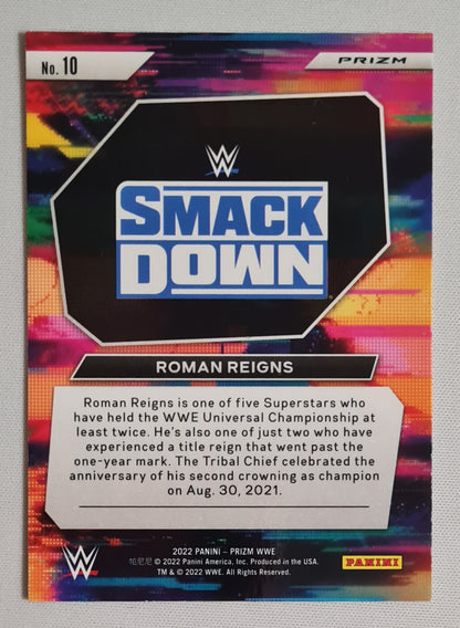 Roman Reigns - 2022 Panini Prizm WWE Wrestling Next Level - Smack Down #10