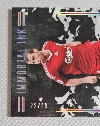 Javier Mascherano - 2024/25 Panini Impeccable Premier League Soccer Immortal Ink Liverpool #IMM-JM /Auto/49