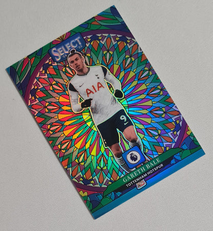 Gareth Bale - 2024/25 Panini Select Premier League Soccer Tottenham Hotspurs Prizm #22 EPL Stained Glass