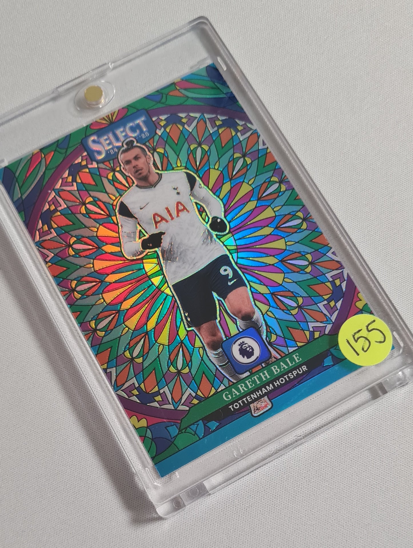 Gareth Bale - 2024/25 Panini Select Premier League Soccer Tottenham Hotspurs Prizm #22 EPL Stained Glass