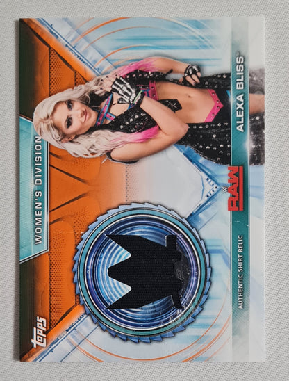 Alexa Bliss - 2019 Topps WWE Wrestling Women's Division RAW #SR-AB Patch /50