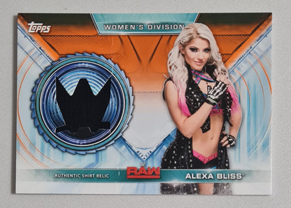 Alexa Bliss - 2019 Topps WWE Wrestling Women's Division RAW #SR-AB Patch /50