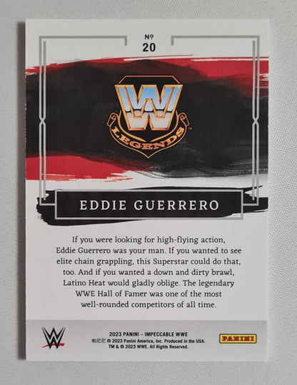 Eddie Guerrero - 2023 Panini Impeccable WWE Wrestling Legends #20 /99