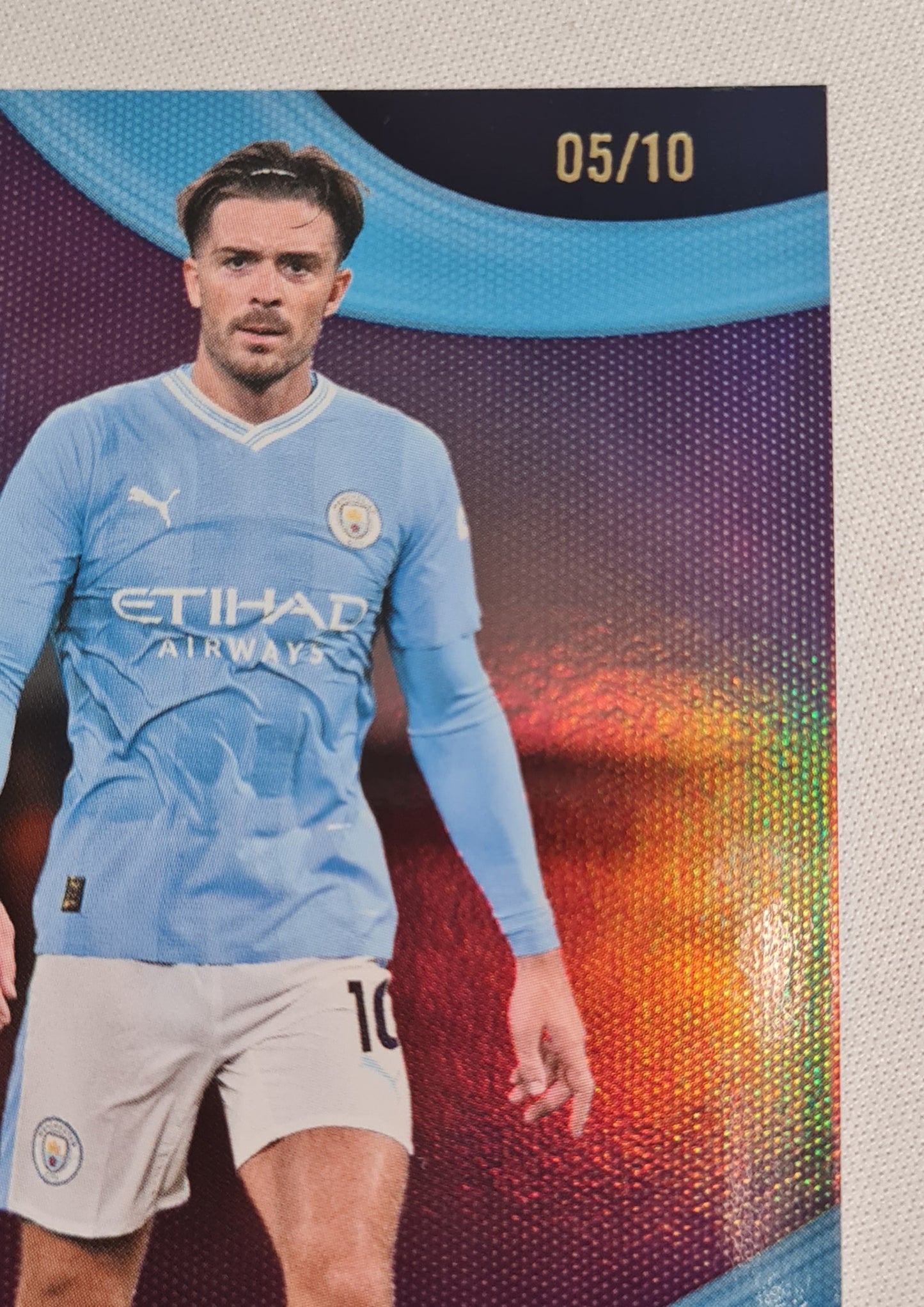 Jack Grealish - 2024 Topps Manchester City "the Citizens" #21 Purple Refractor /10
