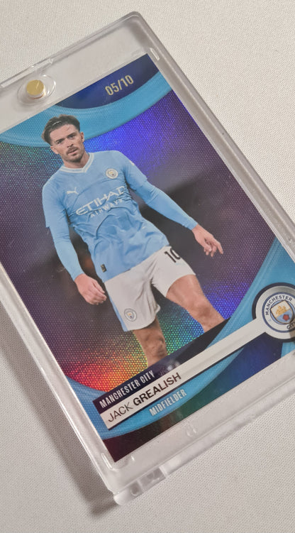 Jack Grealish - 2024 Topps Manchester City "the Citizens" #21 Purple Refractor /10