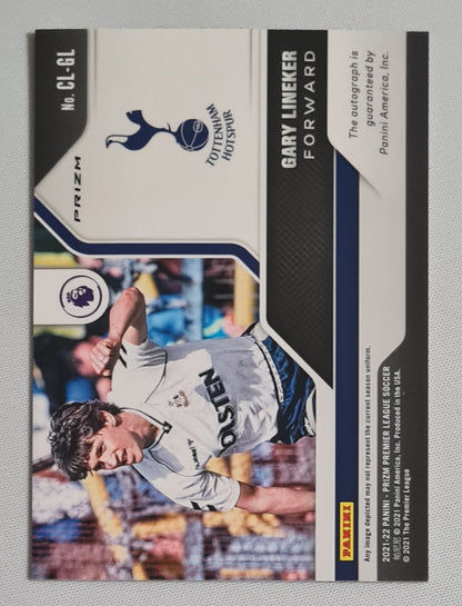 Gary Lineker - 2021/22 Panini Prizm Premier League Soccer - Club Legends - #CL-GL Red / Autograph