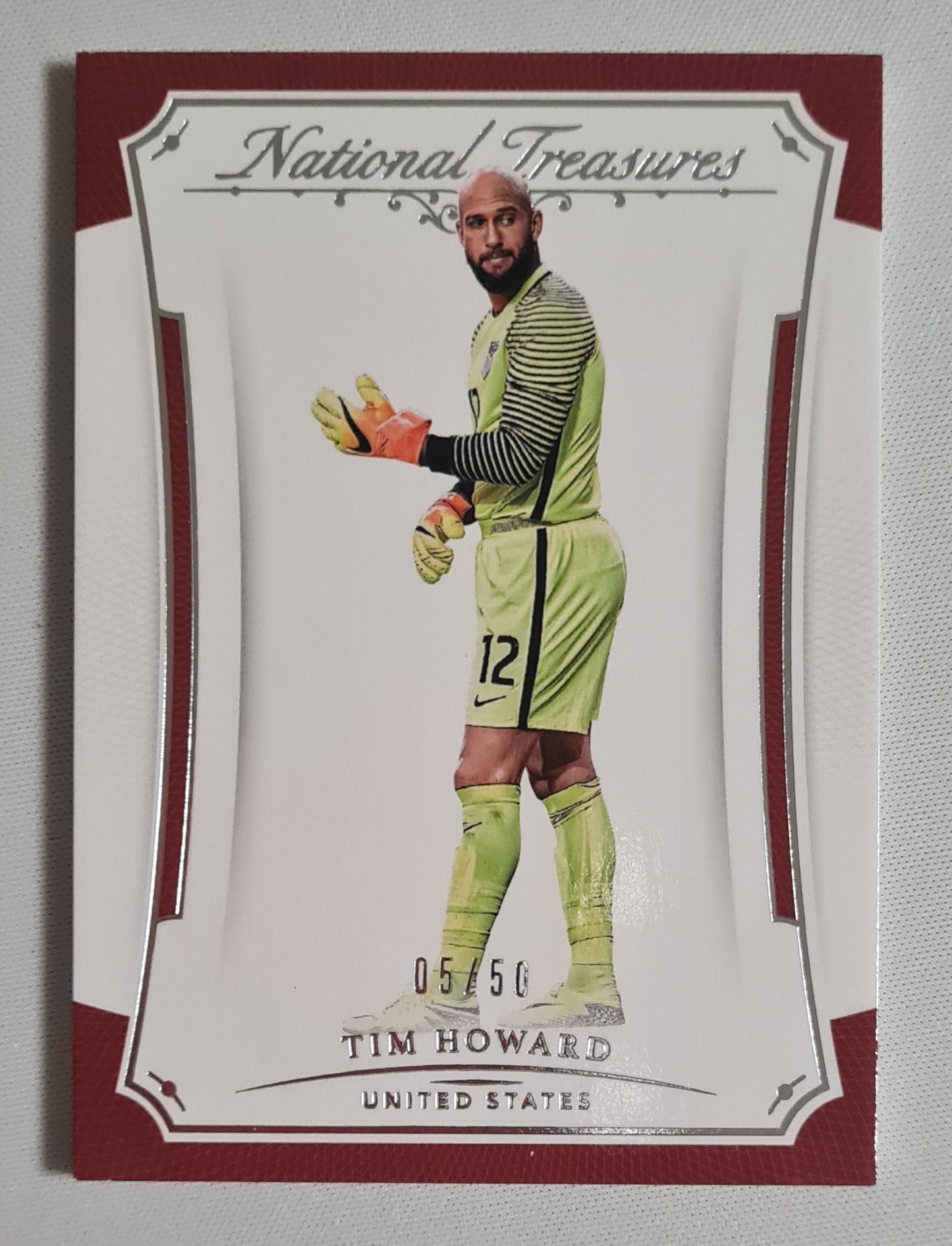Tim Howard - 2018 Panini National Treasures Soccer National Team USA  #42 /50