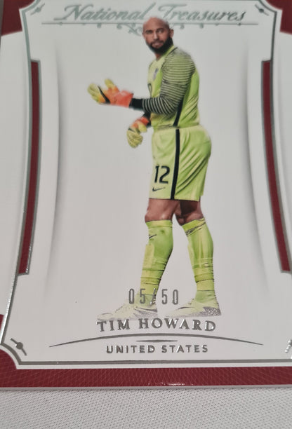 Tim Howard - 2018 Panini National Treasures Soccer National Team USA  #42 /50