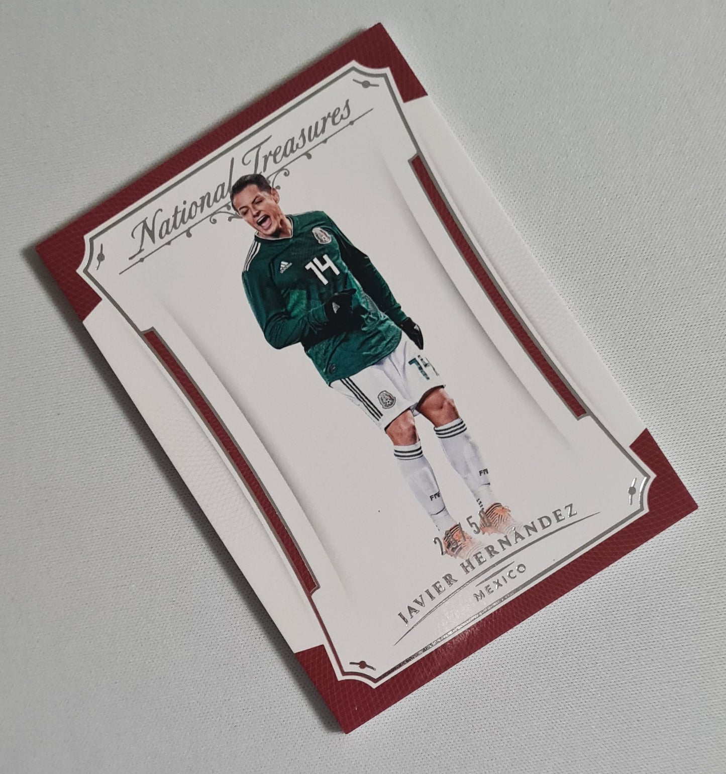 Javier Hernandez - 2018 Panini National Treasures Soccer National Team Mexico  #75 /50