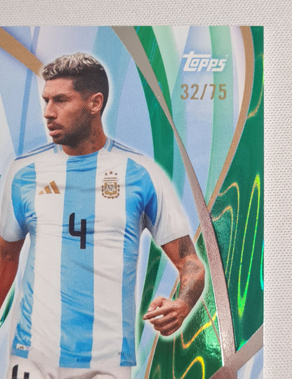 Gonzalo Montiel - 2024 Topps Lineage National Team Argentina AFA #21 Green /75