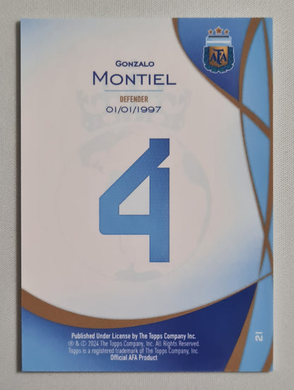 Gonzalo Montiel - 2024 Topps Lineage National Team Argentina AFA #21 Green /75