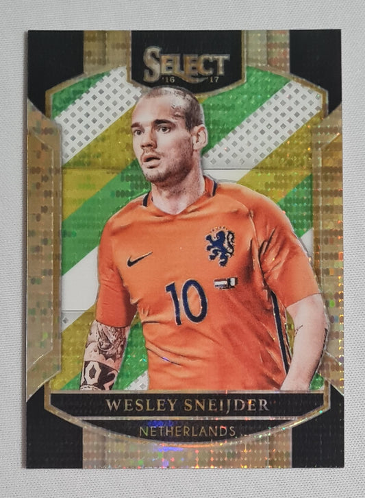 Wesley Sneijder - 2016/17 Panini Select Soccer National Team Netherlands KNVB #41 Multi Color Prizm Parallel