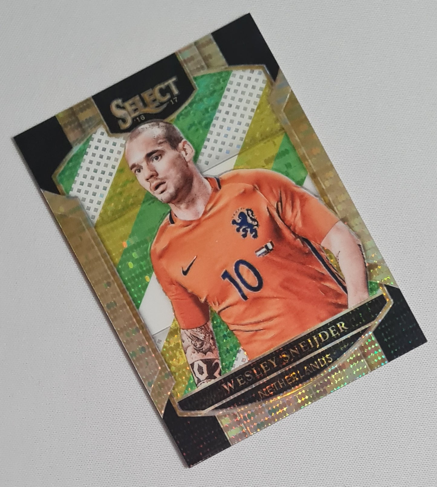 Wesley Sneijder - 2016/17 Panini Select Soccer National Team Netherlands KNVB #41 Multi Color Prizm Parallel