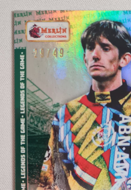 Edwin van der Sar - 2023 Topps Merlin Heritage  - Legends of the Game - AFC Ajax (CL) #116 /49 Autograph