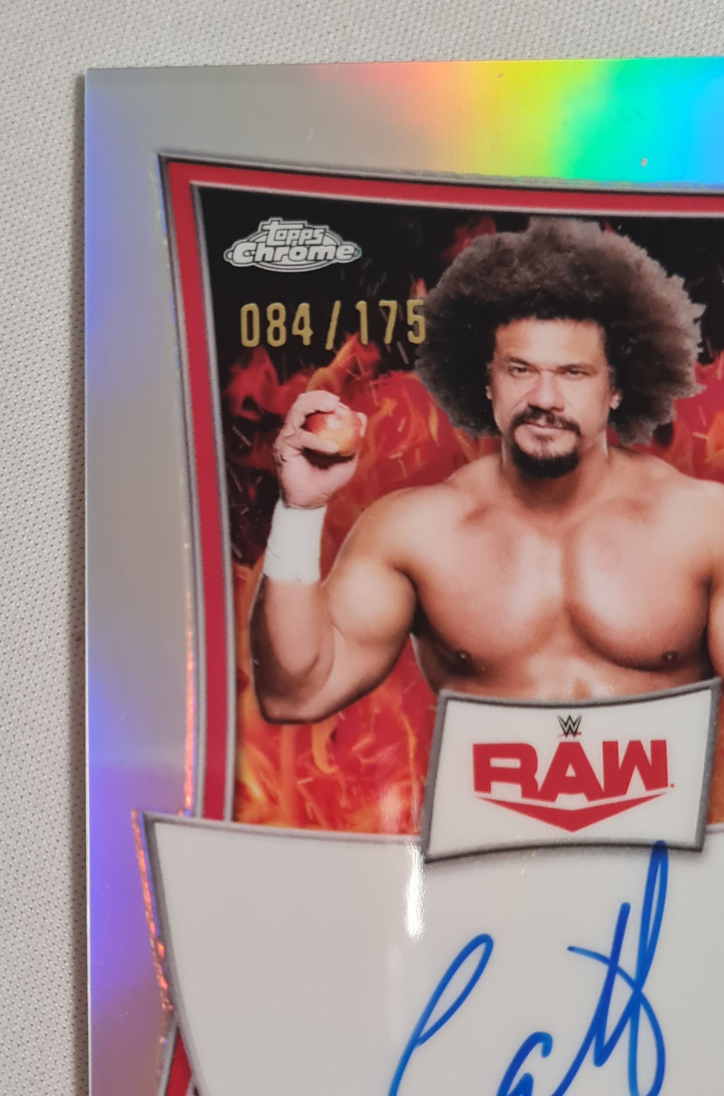 Carlito - 2025 Topps Chrome WWE Wrestling RAW #RBA-CAR Refractor /175 Autograph