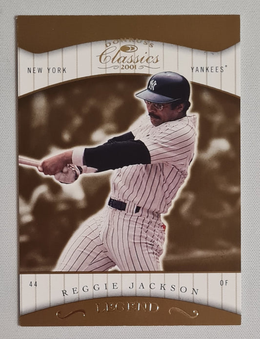 Reggie Jackson - 2001 Donruss Trading Card MLB Classics Legend NY Yankees #160 /1755