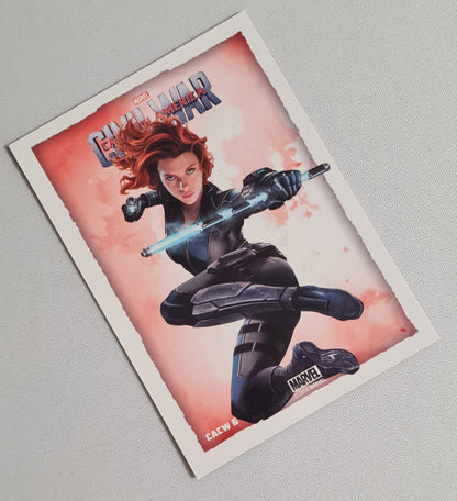 Black Widow - 2016 Marvel Civil War - Captain America - Divided We Fall #CACW6