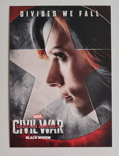 Black Widow - 2016 Marvel Civil War - Captain America - Divided We Fall #CACW6