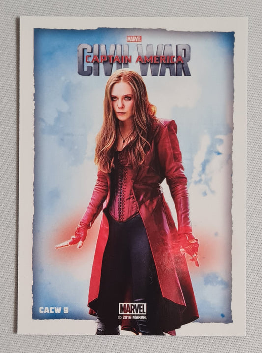 Scarlet Witch - 2016 Marvel Civil War - Captain America - Divided We Fall #CACW9