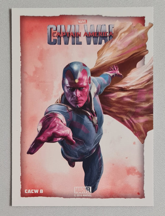 Vision - 2016 Marvel Civil War - Captain America - Divided We Fall #CACW8