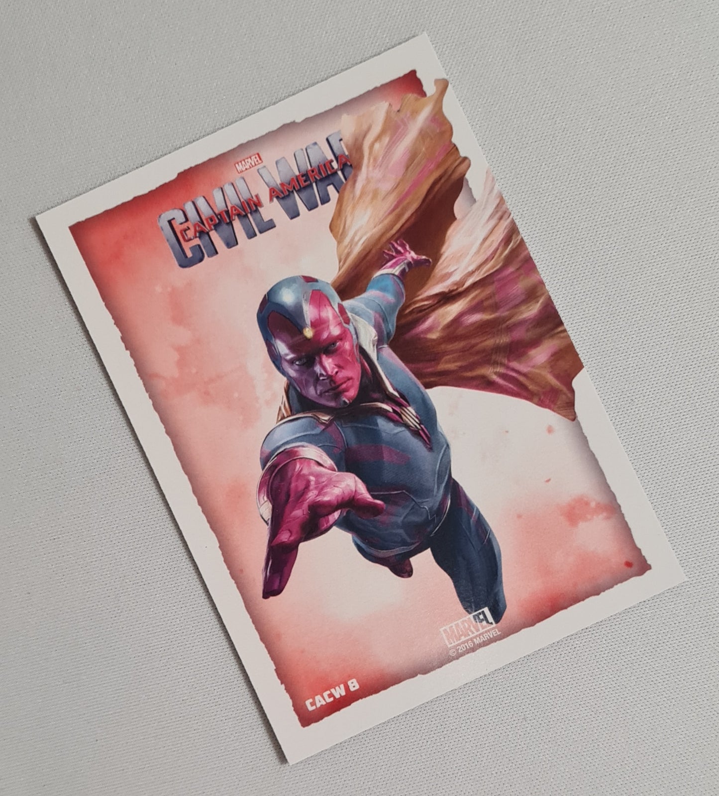 Vision - 2016 Marvel Civil War - Captain America - Divided We Fall #CACW8