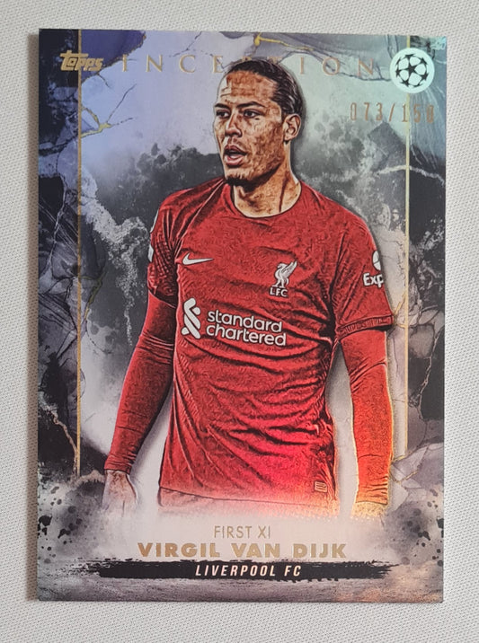 Virgil van Dijk - 2023 Topps Inception First XI Liverpool FC (CL) /150