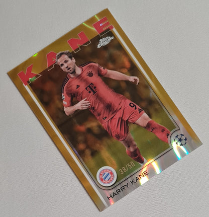 Harry Kane - 2025 Topps Chrome FC Bayern Munchen (CL) #10 Lava Gold /50