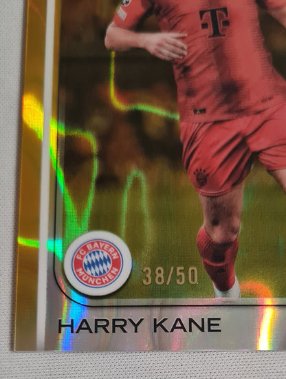 Harry Kane - 2025 Topps Chrome FC Bayern Munchen (CL) #10 Lava Gold /50