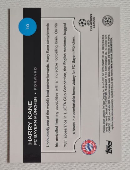 Harry Kane - 2025 Topps Chrome FC Bayern Munchen (CL) #10 Lava Gold /50