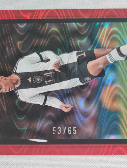 Jamal Musiala - 2022/23 Panini Score FIFA Soccer National Team Germany #84 Red Swirl /65