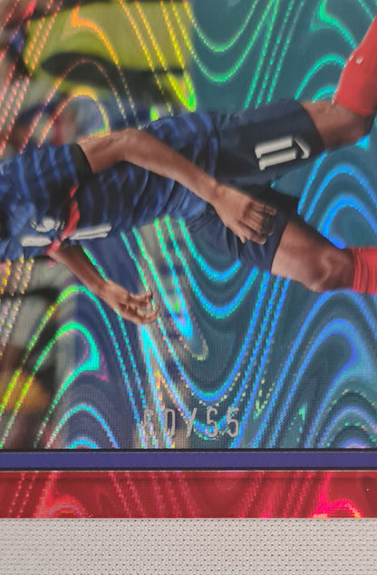 Kingsley Coman - 2022/23 Panini Score FIFA Soccer National Team France #76 Red Swirl /65