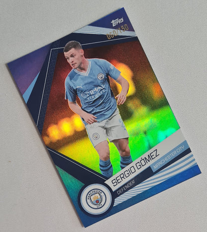 Sergio Gomez - 2023 Topps EPL Manchester City #MAN-9 Refractor /150