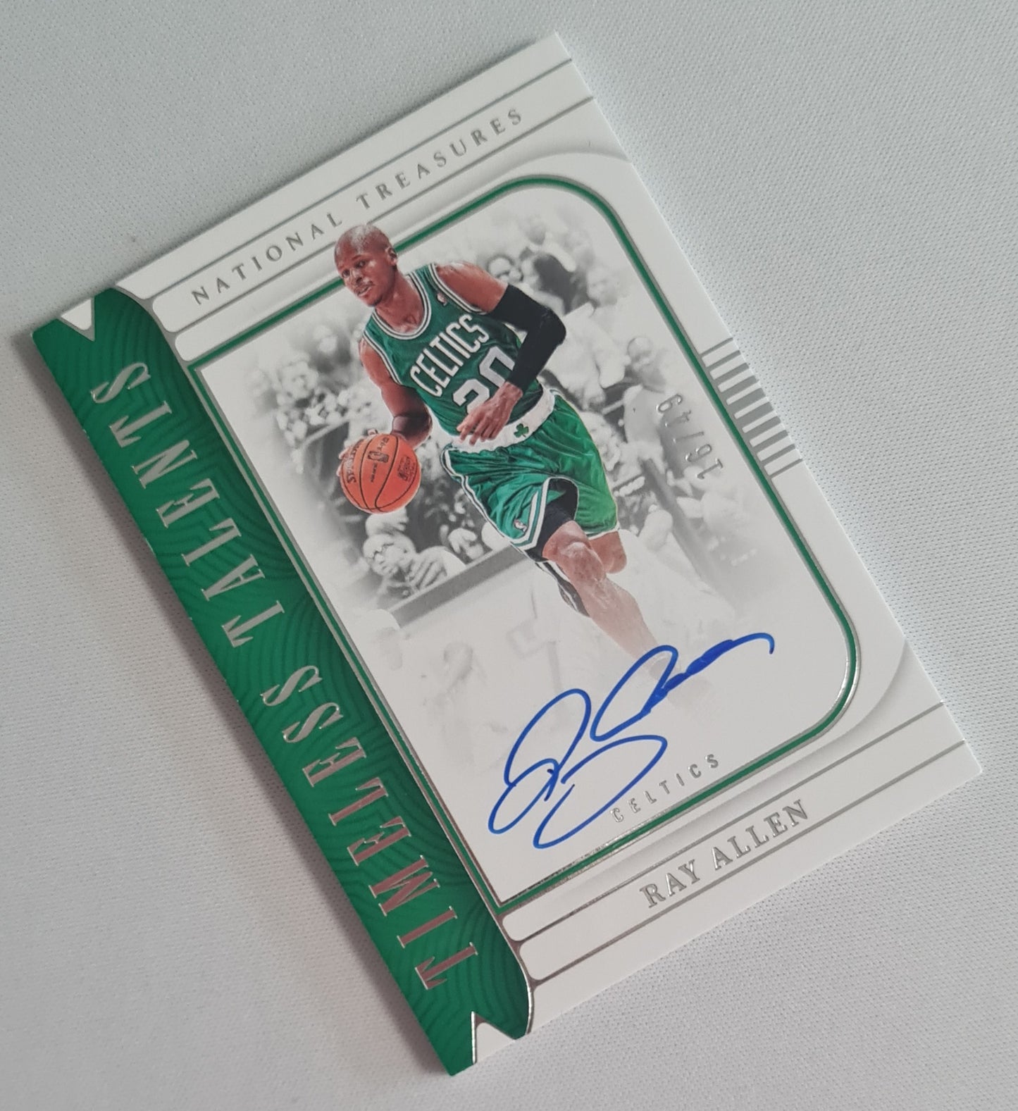Ray Allen - 2022/23 Panini National Treasures Basketball NBA Boston Celtics #TTS-RAY /49 On-Card Autograph RARE!