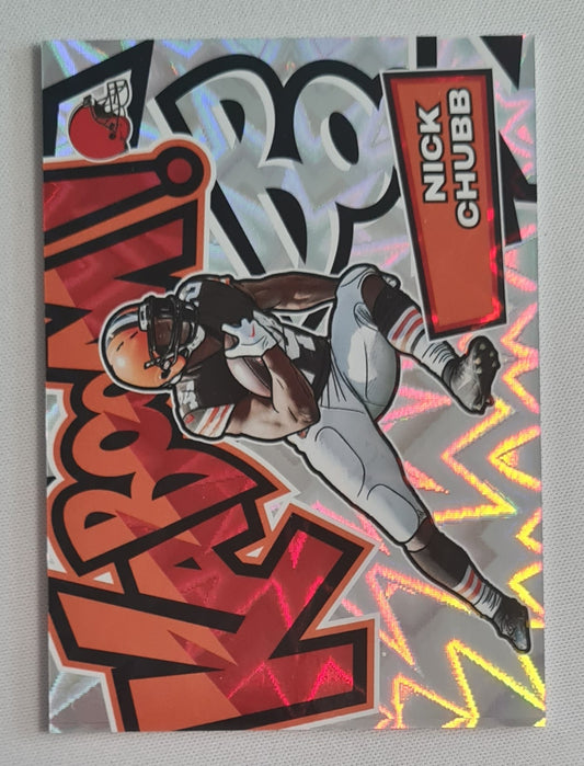 Nick Chubb - 2022 Panini Absolute Football NFL Browns KABOOM ! #KH5