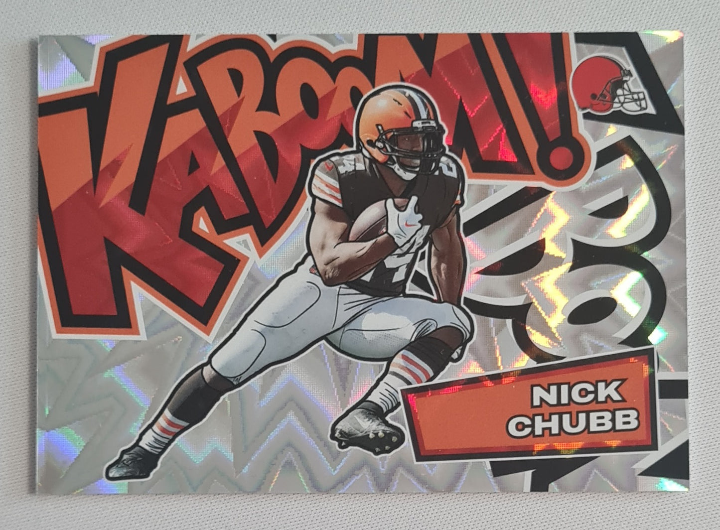 Nick Chubb - 2022 Panini Absolute Football NFL Browns KABOOM ! #KH5