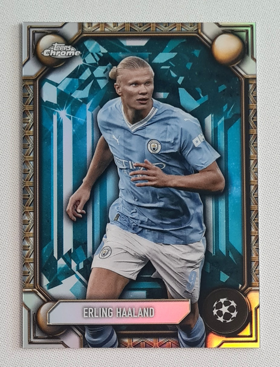 Erling Haaland - 2024 Topps Chrome Manchester City EPL (CL) #JE-1