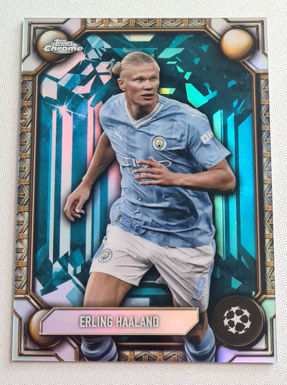 Erling Haaland - 2024 Topps Chrome Manchester City EPL (CL) #JE-1